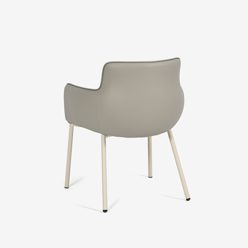 ダイニングセット テーブル「グレイス」セラミック天板 アイボリー色 全2サイズ+チェア「デリス」4脚セット 全2色