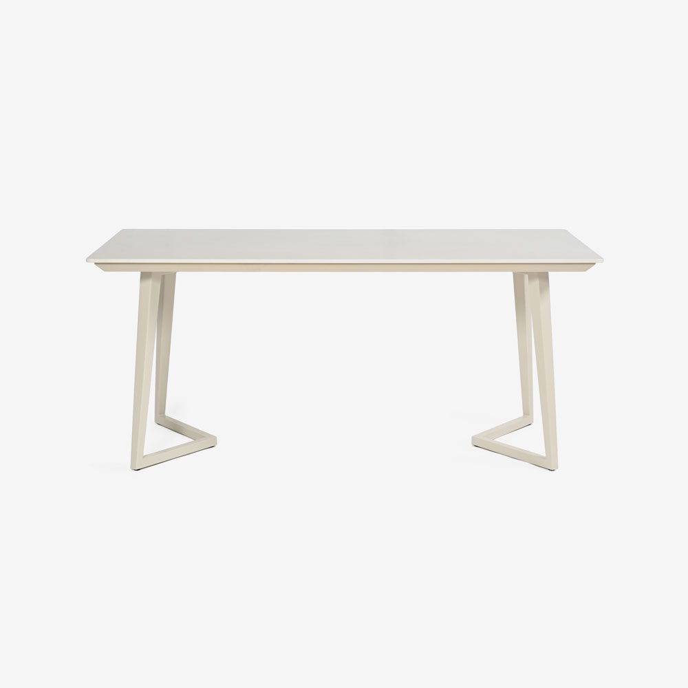 ダイニングセット テーブル「グレイス」セラミック天板 アイボリー色 全2サイズ+チェア「デリス」4脚セット 全2色