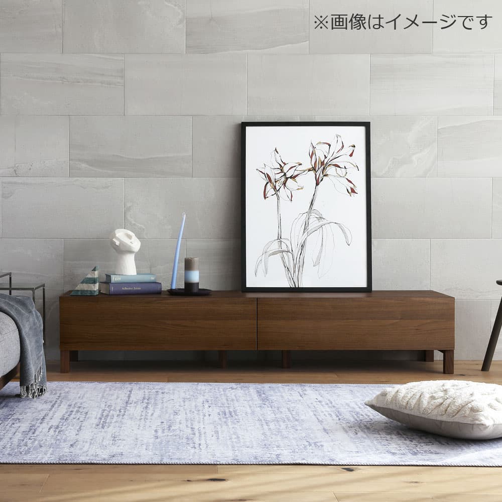 テレビボード「レッチェ」ウォールナット材 扉突板タイプ 全2サイズ