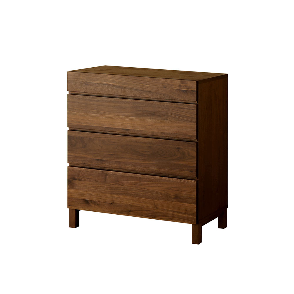 リビングチェスト「レッチェ」幅80cm ウォールナット材