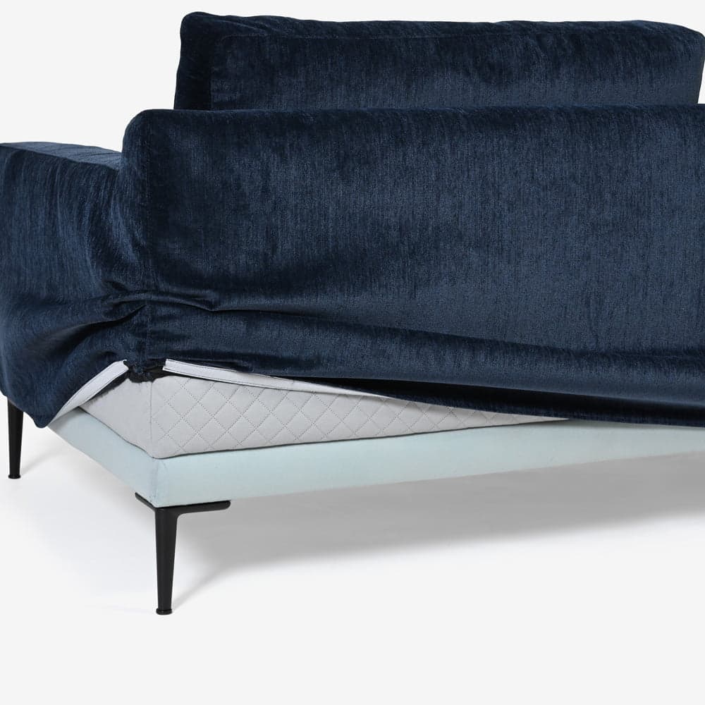 Abitamoda （アビタモーダ）ソファ「メダ」幅208cm カバーリング仕様 #4_4363 金属脚全2色【受注生産品】【お手入れキットの特典付き】