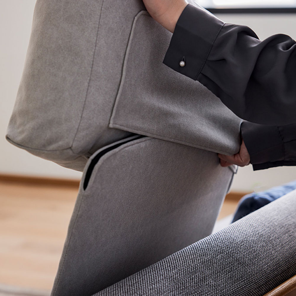 ヘッドレスト「ペットフレンドリー ごろ寝ソファ用」布 全2色