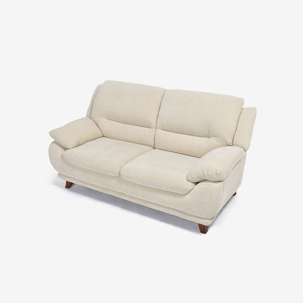 ソファ 2.5人掛け「オースチンKD」幅187cm 布#NDO 09 ベージュ色 脚全6種類【お手入れキットの特典付き】