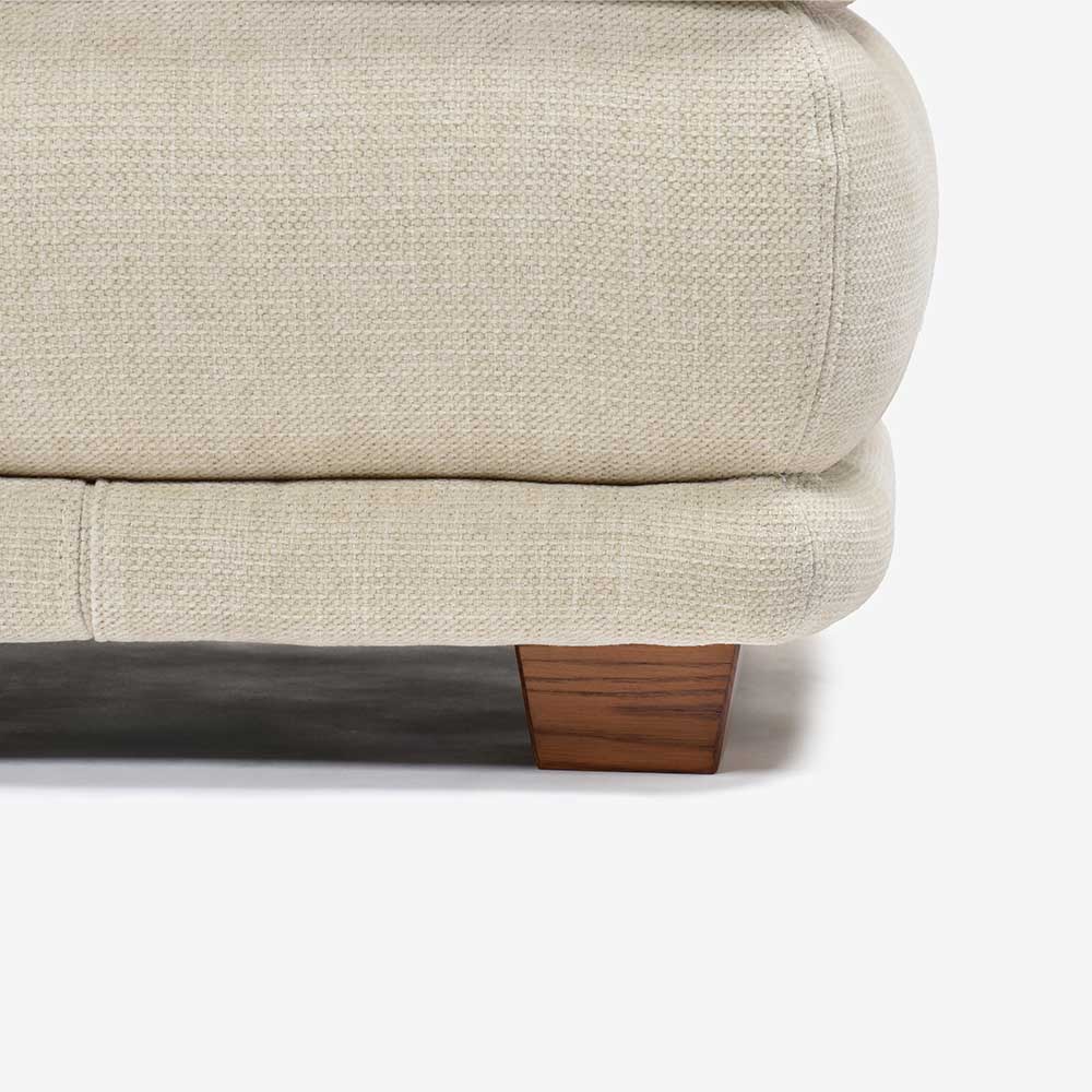 オットマン「オースチンKD」布#NDO 09 ベージュ色 脚全6種類