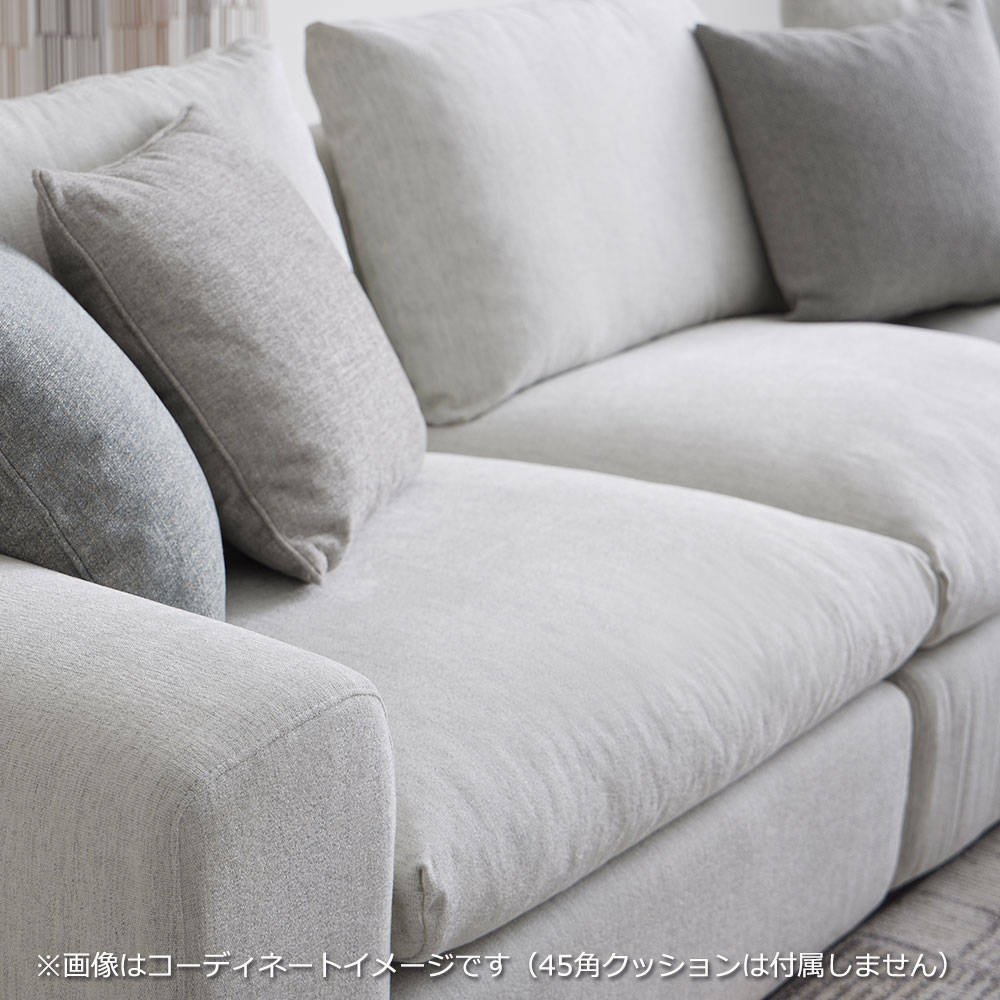 カウチソファ2点セット 向かって右カウチ「フラクセン」 布#3 ハドソンバーチ 【受注生産品】