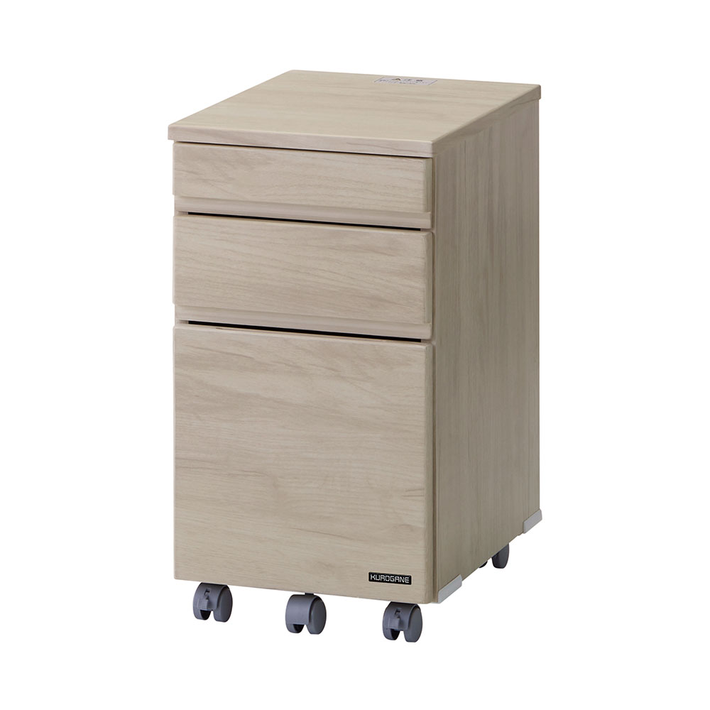 ワゴン「ザ・デスク KSDC-24」スリム 幅32cm 全2色