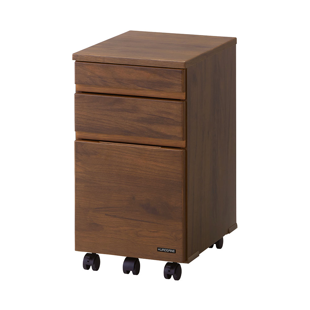 ワゴン「ザ・デスク KSDC-24」スリム 幅32cm 全2色