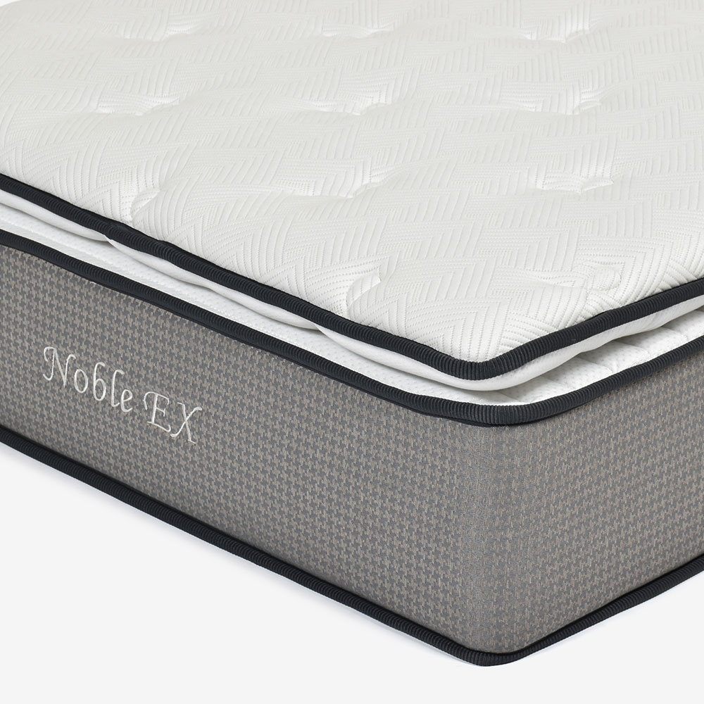 マットレス「ノーブルEX」ポケットコイル＋ボトムクッション「SP-BOXN ハイ」全5サイズ【マットレス+ボトムのセット】