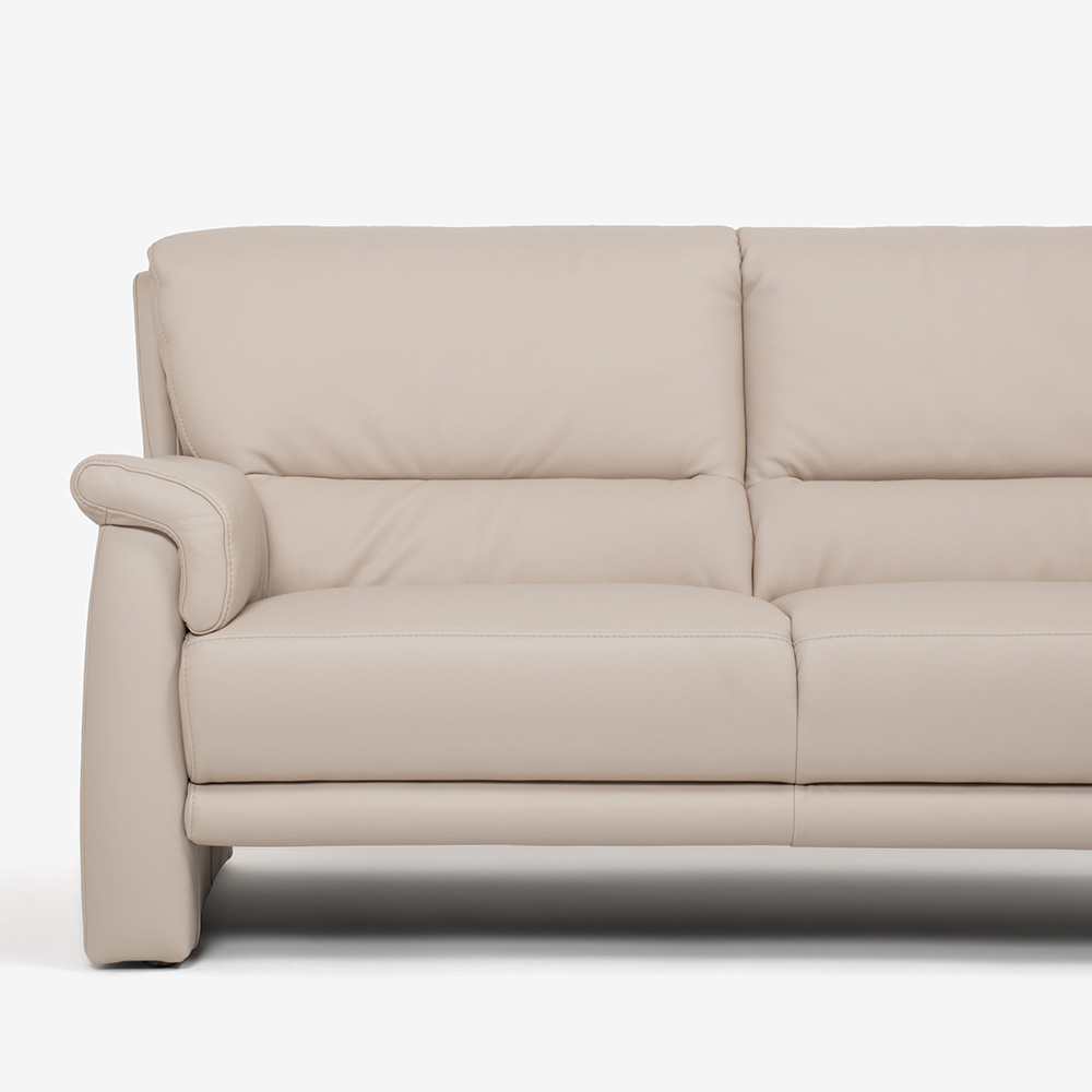 himolla（ヒモラ）ソファ 2.5人掛け「ベルク model.9002」幅165cm 革#24 サンドベージュ色