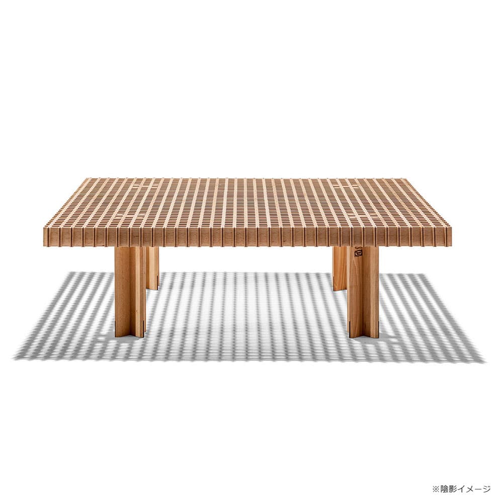 PoltronaFrau（ポルトローナ・フラウ）センターテーブル「キョウト」幅102cm ビーチ材