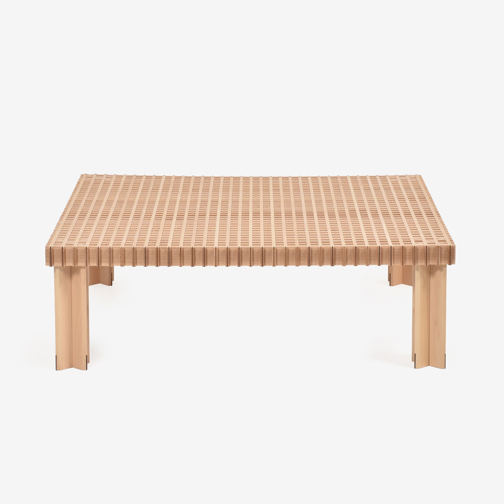 PoltronaFrau（ポルトローナ・フラウ）センターテーブル「キョウト」幅102cm ビーチ材