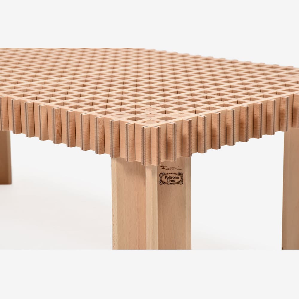 PoltronaFrau（ポルトローナ・フラウ）センターテーブル「キョウト」幅102cm 奥行50cm ビーチ材