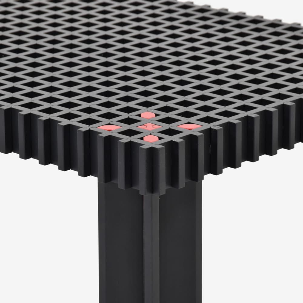 PoltronaFrau（ポルトローナ・フラウ）センターテーブル「キョウト」幅102cm 奥行50cm ビーチ材 ブラック色