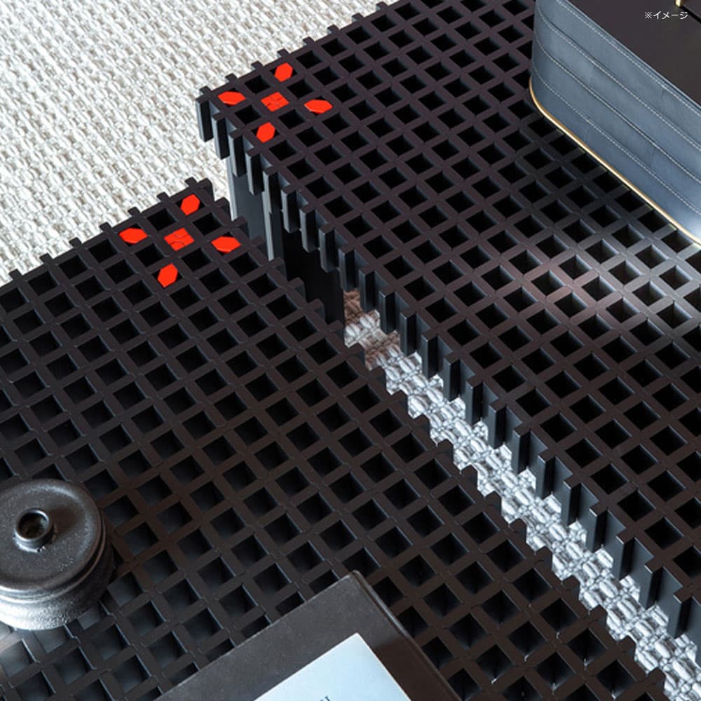 PoltronaFrau（ポルトローナ・フラウ）センターテーブル「キョウト」幅102cm 奥行50cm ビーチ材 ブラック色