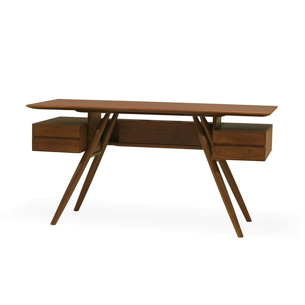 起立木工 デスク「CREO クレオ」幅140cm ウォールナット材