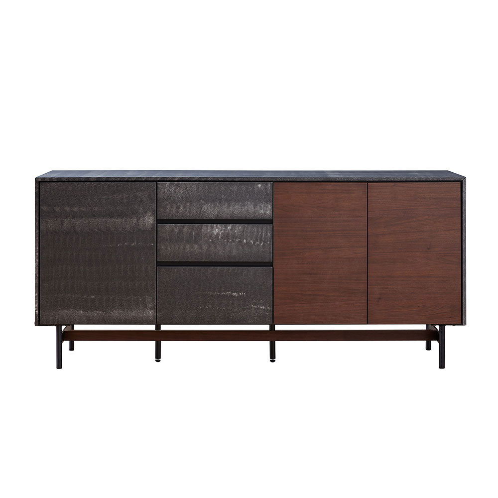 サイドボード「アルヴィン」ウォールナット色（WN）幅179.9cm