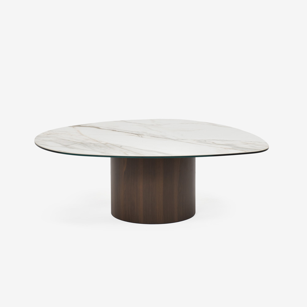 Calligaris（カリガリス）センターテーブル「Mushroom CS/5140-B」幅110cm 天板セラミック カラカッタ