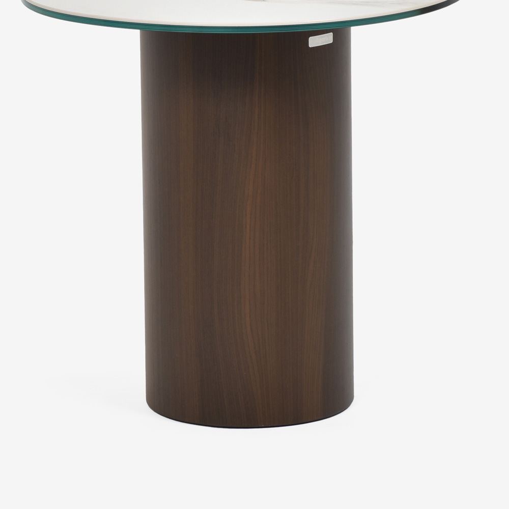 Calligaris（カリガリス）サイドテーブル 「Mushroom CS/5140-A」幅52.5cm 天板セラミック カラカッタ