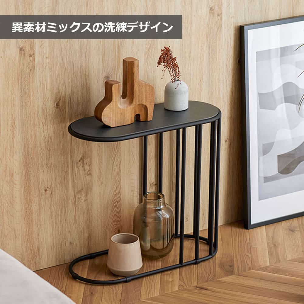 サイドテーブル「MST-252」幅70cm 天板メラミン化粧板