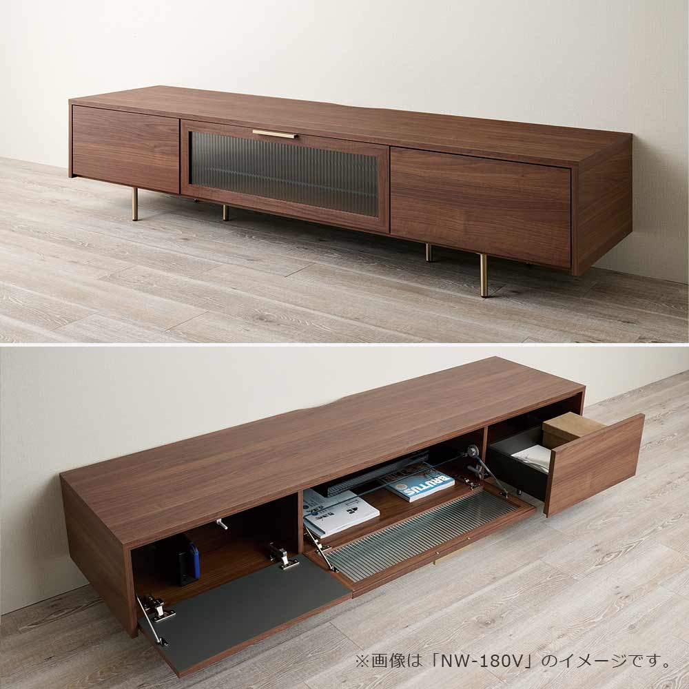 Pamouna（パモウナ）テレビボード「NW-210V」幅210cm 全4色【オンラインショップ限定品】