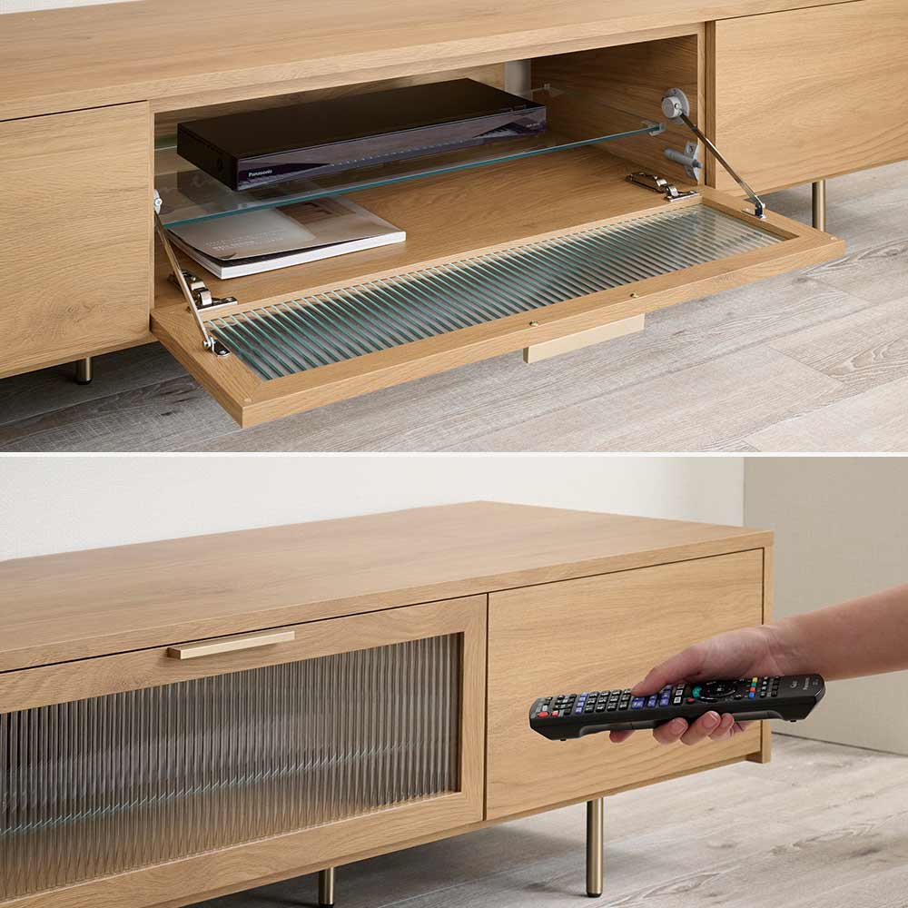 Pamouna（パモウナ）テレビボード「NW-210V」幅210cm 全4色【オンラインショップ限定品】