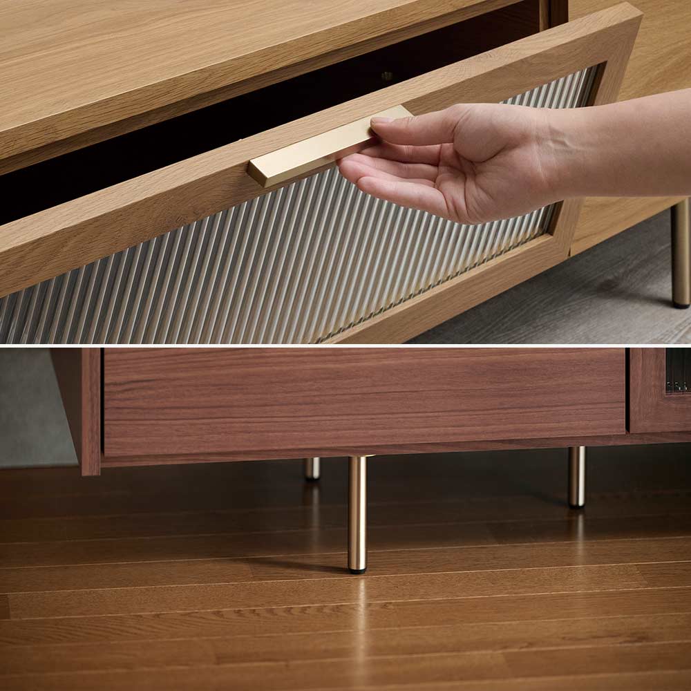 Pamouna（パモウナ）テレビボード「NW-210V」幅210cm 全4色【オンラインショップ限定品】