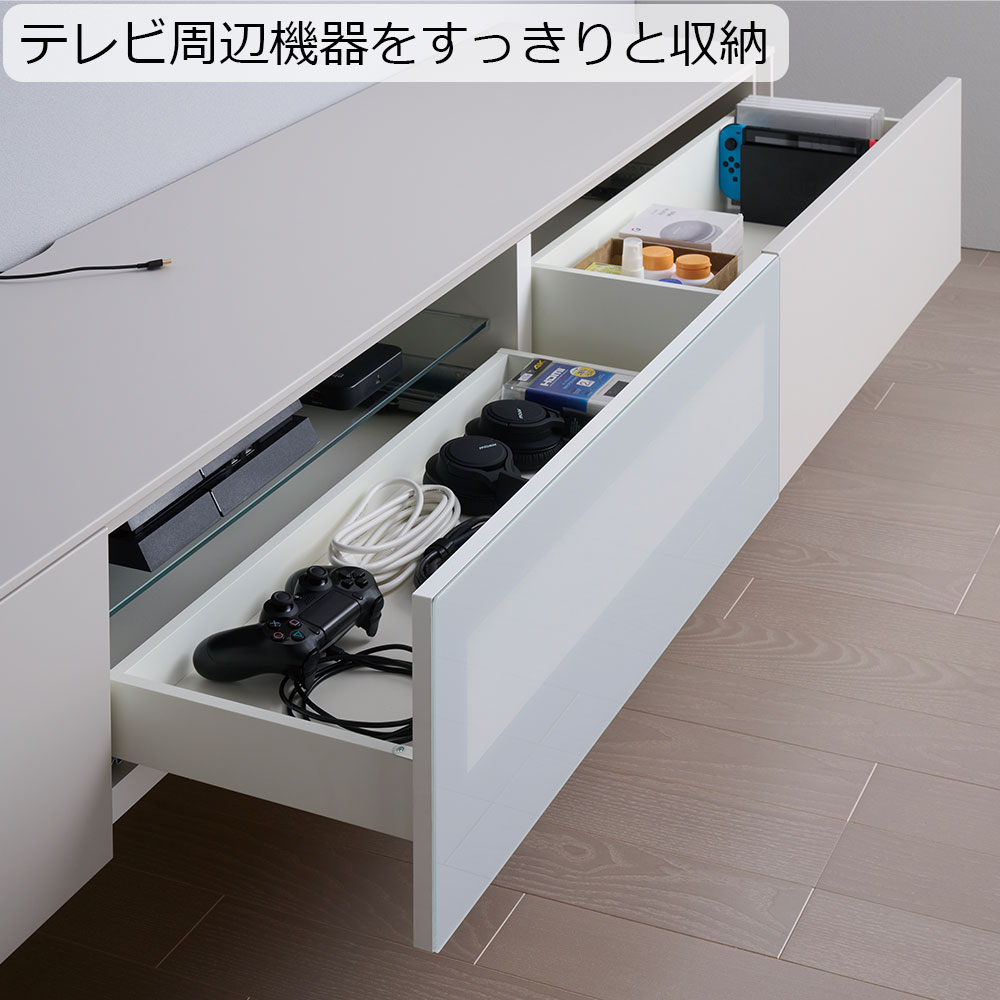 Pamouna（パモウナ）テレビボード「LI-180V」幅179.4cm 全4色