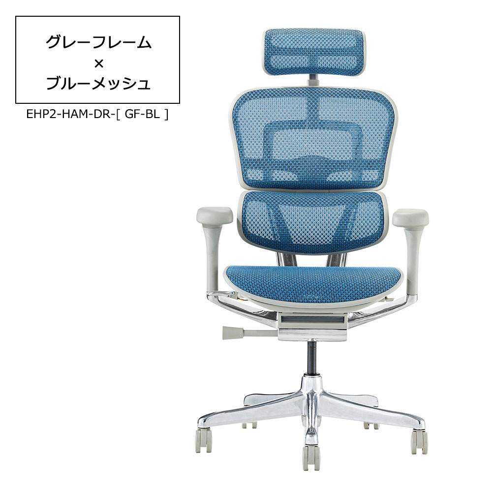 Ergohuman(エルゴヒューマン)「エルゴヒューマンPRO2 High EHP2-HAM-DR」フレーム全2色 張地全5色