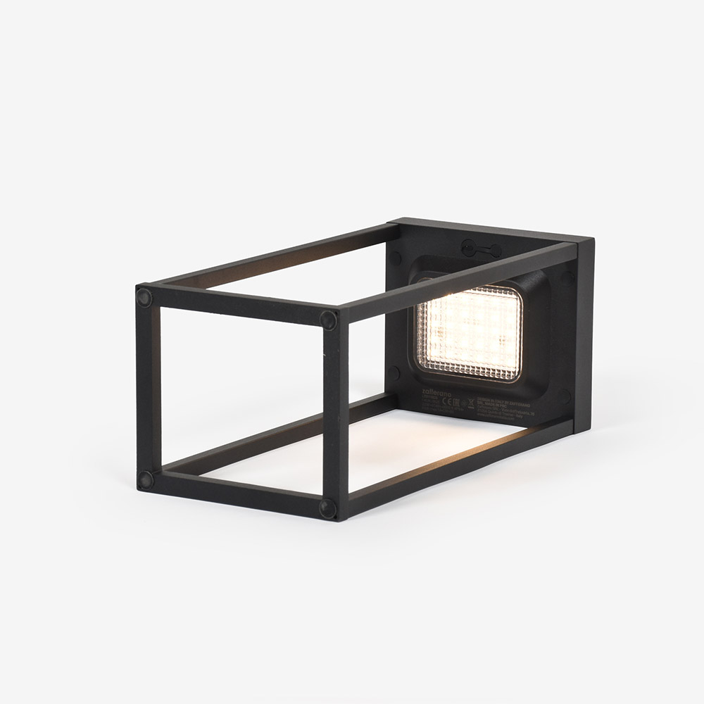 テーブルスタンド「ZAF-Home Solar2-315BK」ポータブルLEDスタンド ソーラー/USB充電式【次回入荷未定】