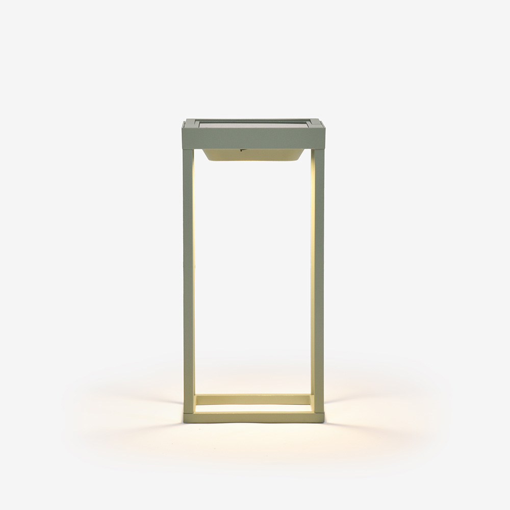 テーブルスタンド「ZAF-Home Solar2-315SG」ポータブルLEDスタンド ソーラー/USB充電式【次回入荷未定】