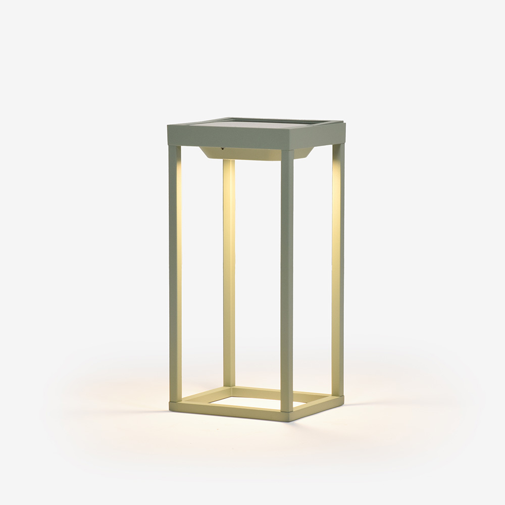 テーブルスタンド「ZAF-Home Solar2-315SG」ポータブルLEDスタンド ソーラー/USB充電式【次回入荷未定】