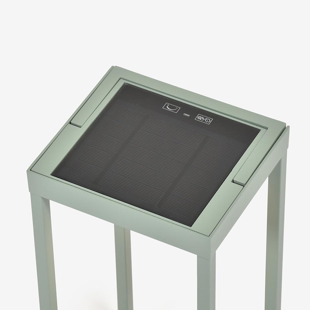 テーブルスタンド「ZAF-Home Solar2-315SG」ポータブルLEDスタンド ソーラー/USB充電式【次回入荷未定】