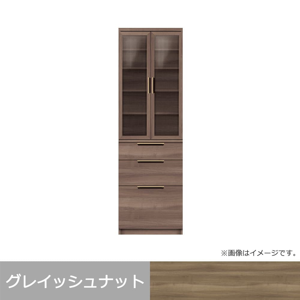 Pamouna（パモウナ）ダイニングボード「NW-S600K・600K」幅60cm 高さ193.1cm 奥行2サイズ（44.5cm・50cm）上台開き扉・下台引出しタイプ 全4色