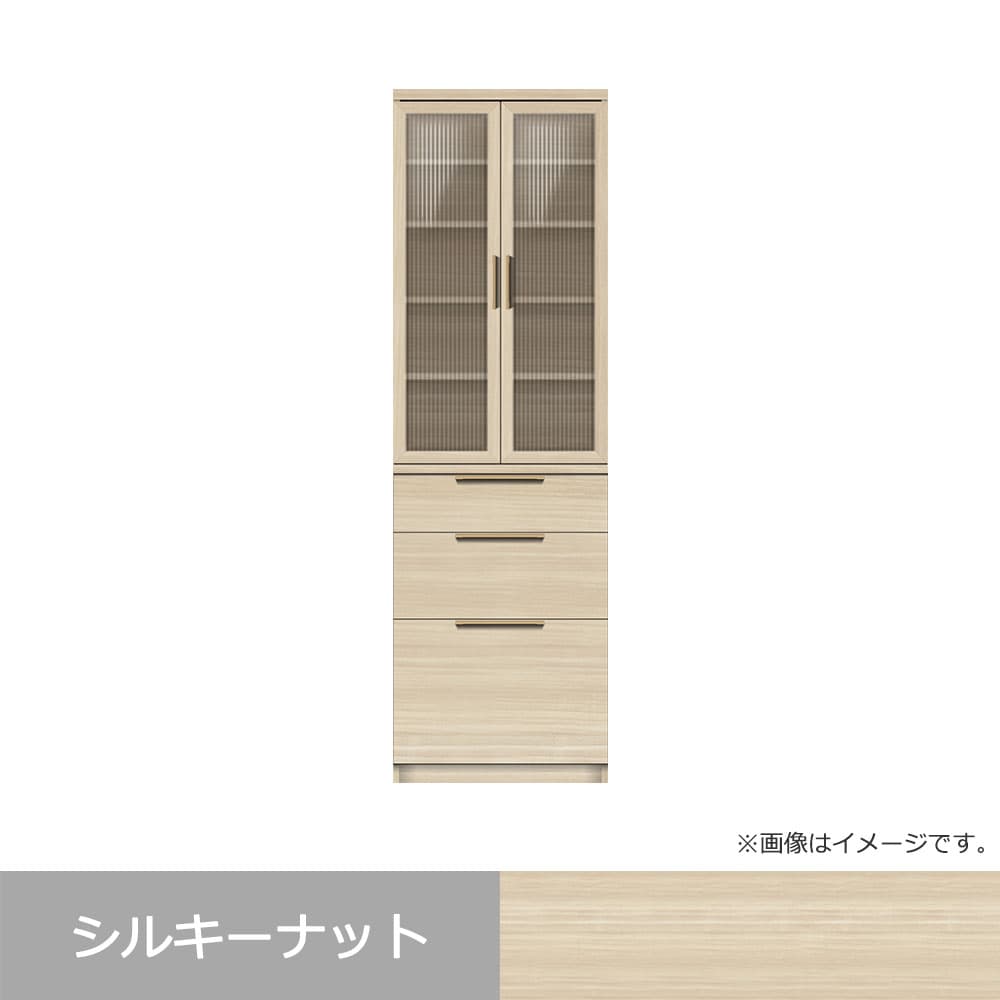 Pamouna（パモウナ）ダイニングボード「NW-S600K・600K」幅60cm 高さ193.1cm 奥行2サイズ（44.5cm・50cm）上台開き扉・下台引出しタイプ 全4色