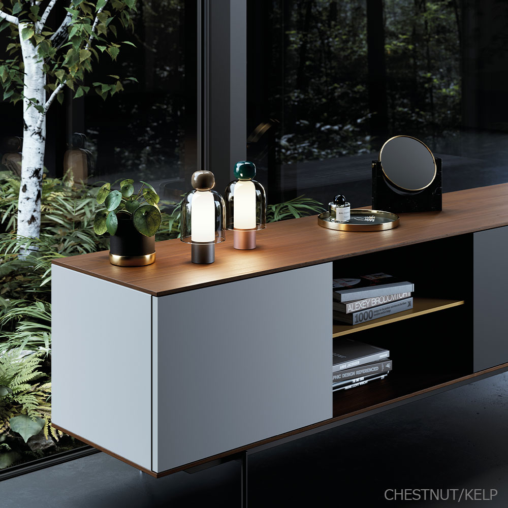 テーブルスタンド「LODES easy peasy CHESTNUT」ポータブルLEDスタンド USB充電式