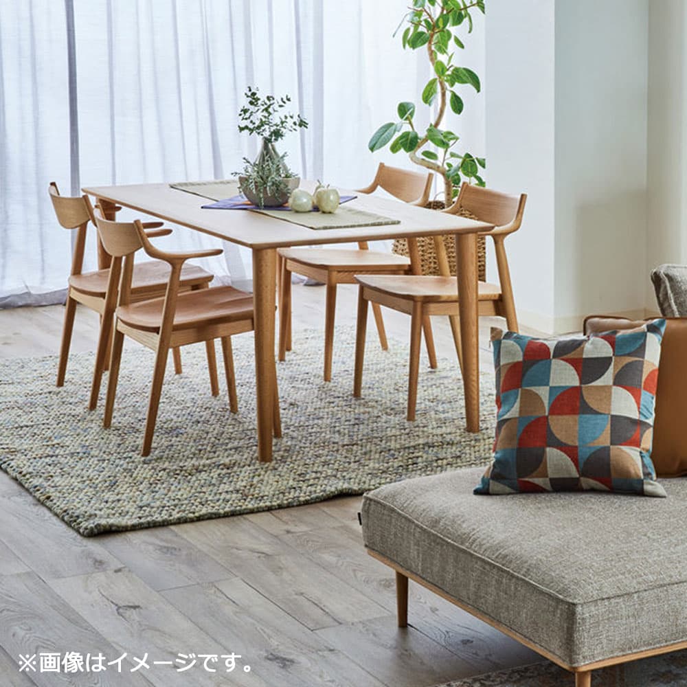浜本工芸 ダイニングテーブル「No.7000 DT-7004」幅150cm オーク材ナチュラル色