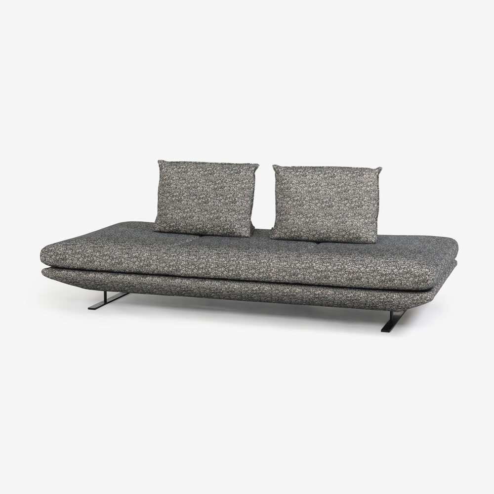 ligne roset（リーン・ロゼ）ソファ「ロゼプラド」3人掛け（3P）ハイタイプ 背クッション2個付き 幅240cm 布＃RJ-627【受注生産品】