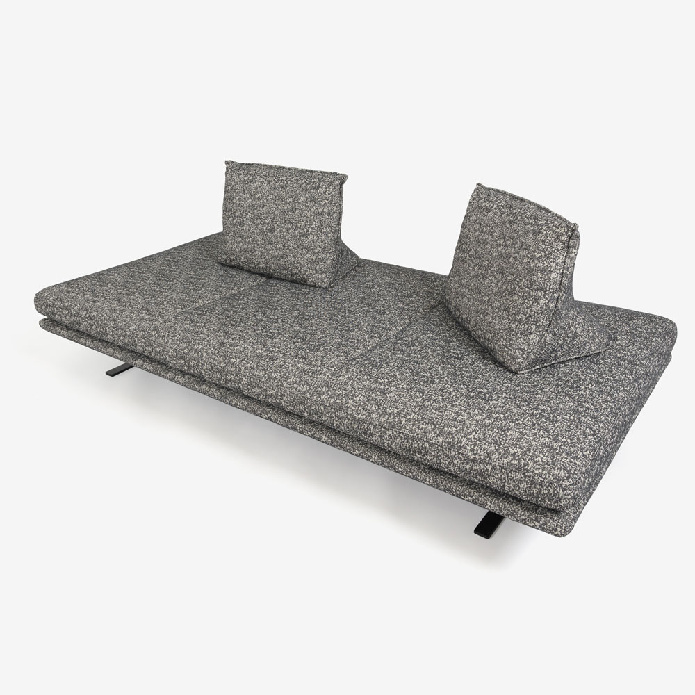 ligne roset（リーン・ロゼ）ソファ「ロゼプラド」3人掛け（3P）ハイタイプ 背クッション2個付き 幅240cm 布＃RJ-627【受注生産品】