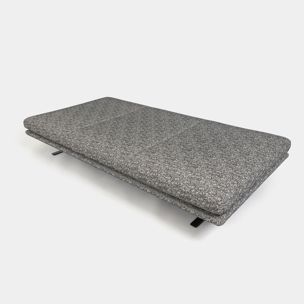 ligne roset（リーン・ロゼ）ソファ「ロゼプラド」3人掛け（3P）ハイタイプ 背クッション2個付き 幅240cm 布＃RJ-627【受注生産品】