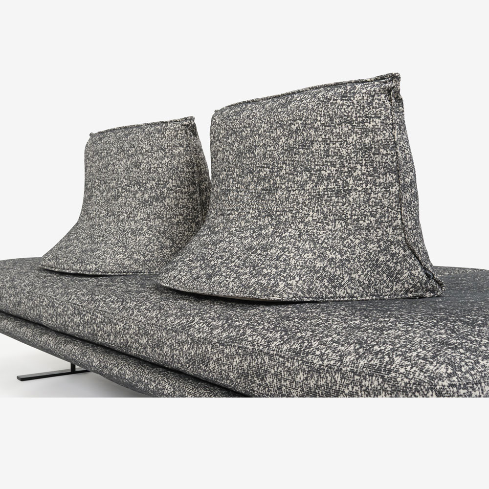 ligne roset（リーン・ロゼ）ソファ「ロゼプラド」3人掛け（3P）ハイタイプ 背クッション2個付き 幅240cm 布＃RJ-627【受注生産品】