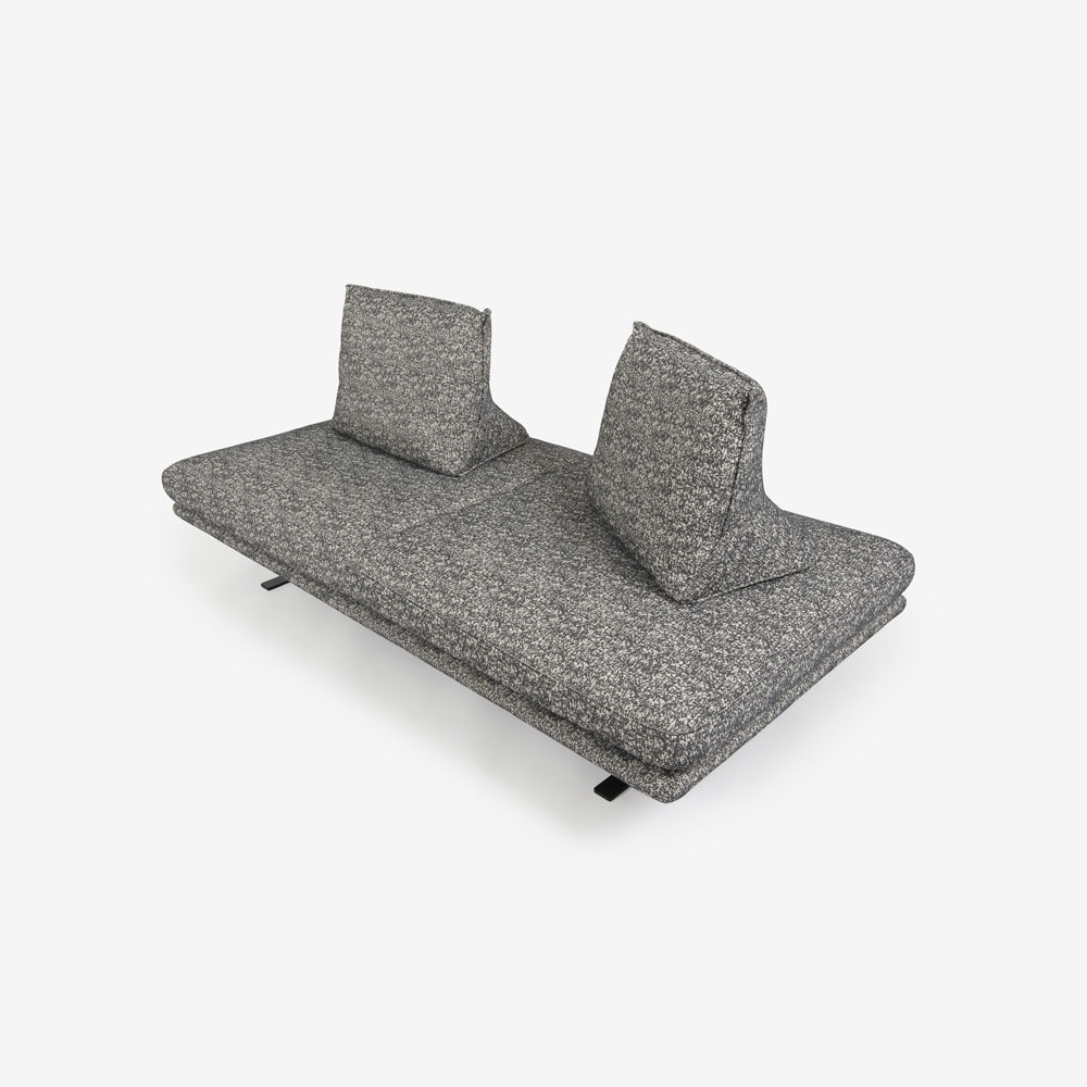 ligne roset（リーン・ロゼ）ソファ「ロゼプラド」2人掛け（2P）ハイタイプ 背クッション2個付き 幅200cm 布＃RJ-627【受注生産品】
