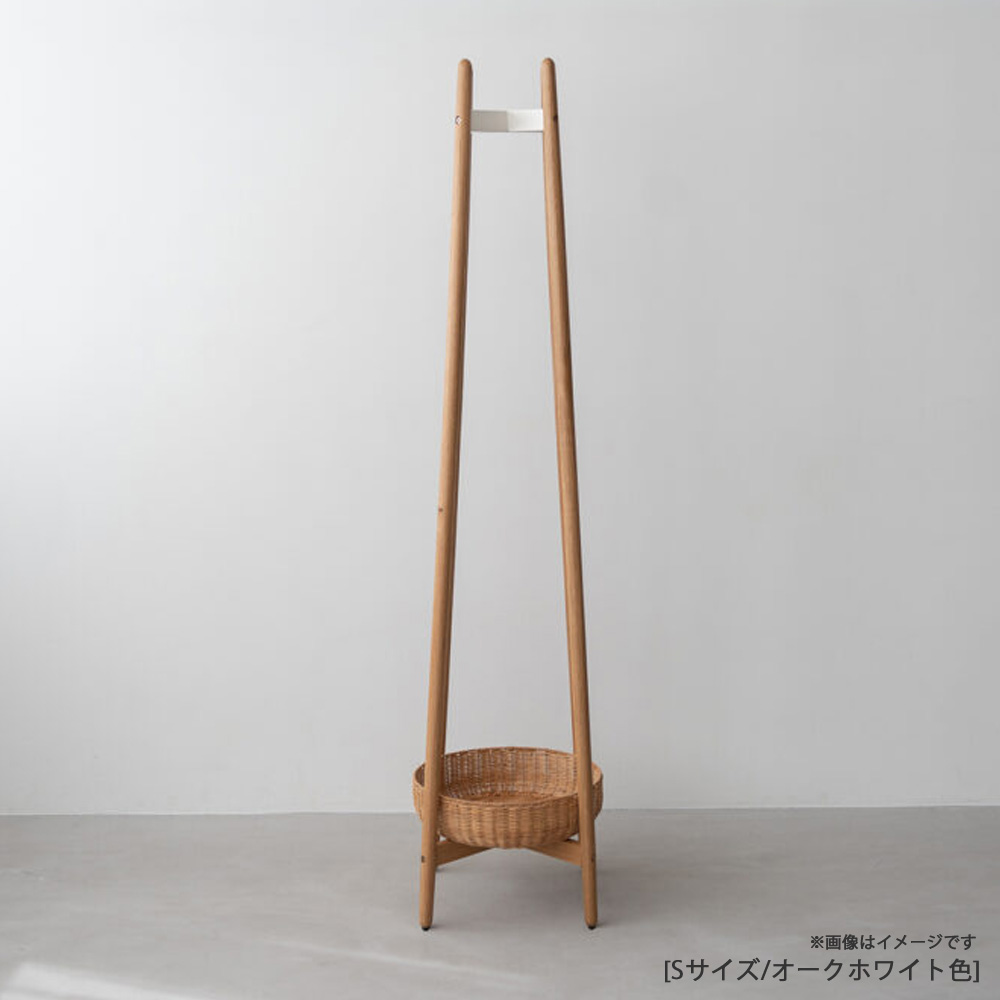 ハンガーラック「ラプテ」オーク材 全2サイズ 全2色