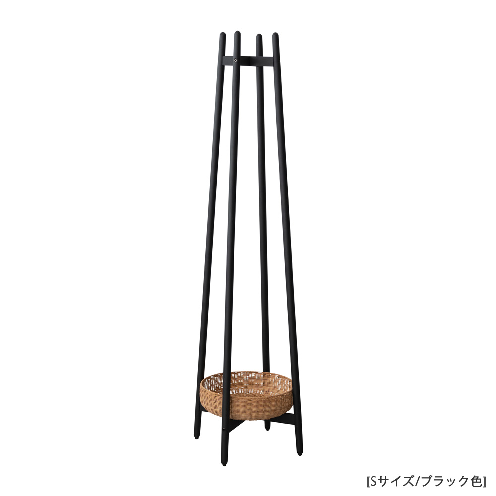 ハンガーラック「ラプテ」オーク材 全2サイズ 全2色