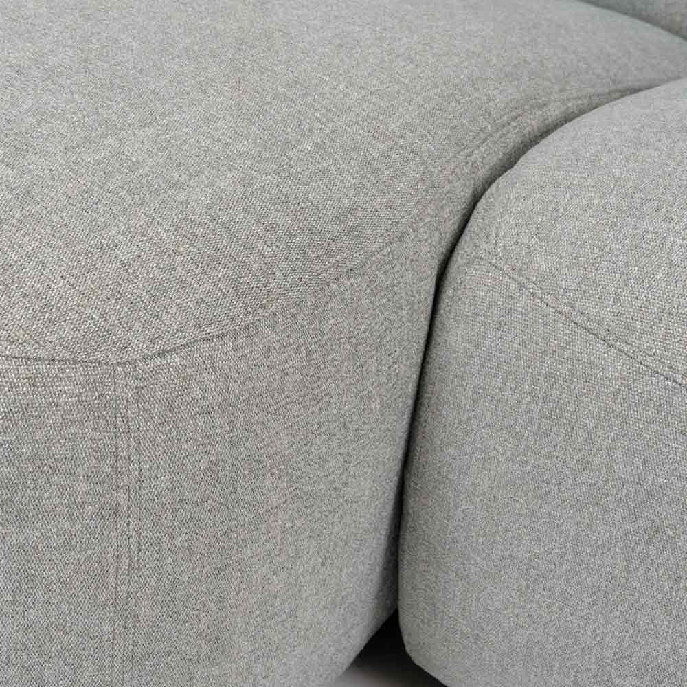 カウチソファ2点セット 向って左カウチ 「カンクン」幅234cm 布#3 HUS12 シェールグリーン色【受注生産品】【お手入れキットの特典付き】