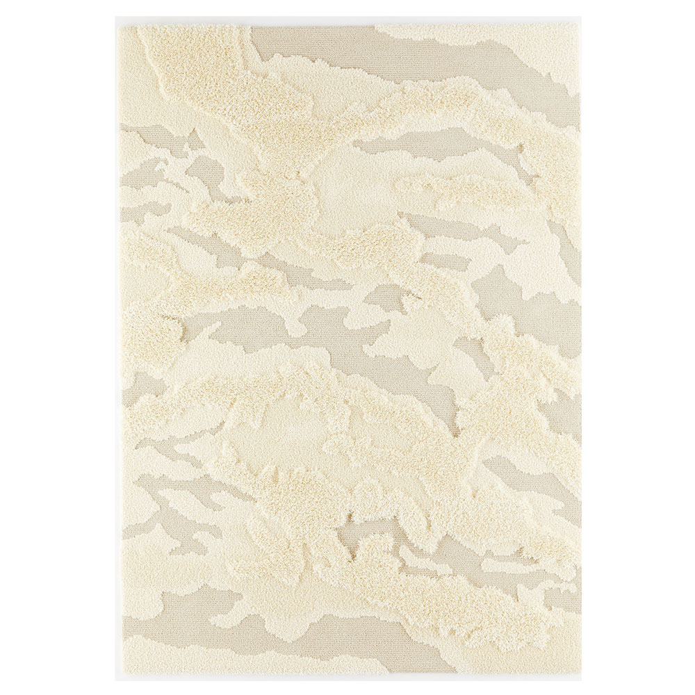 山形緞通　手刺緞通「WASHI」Lサイズ(幅170x長さ240cm) 防炎【受注生産品】