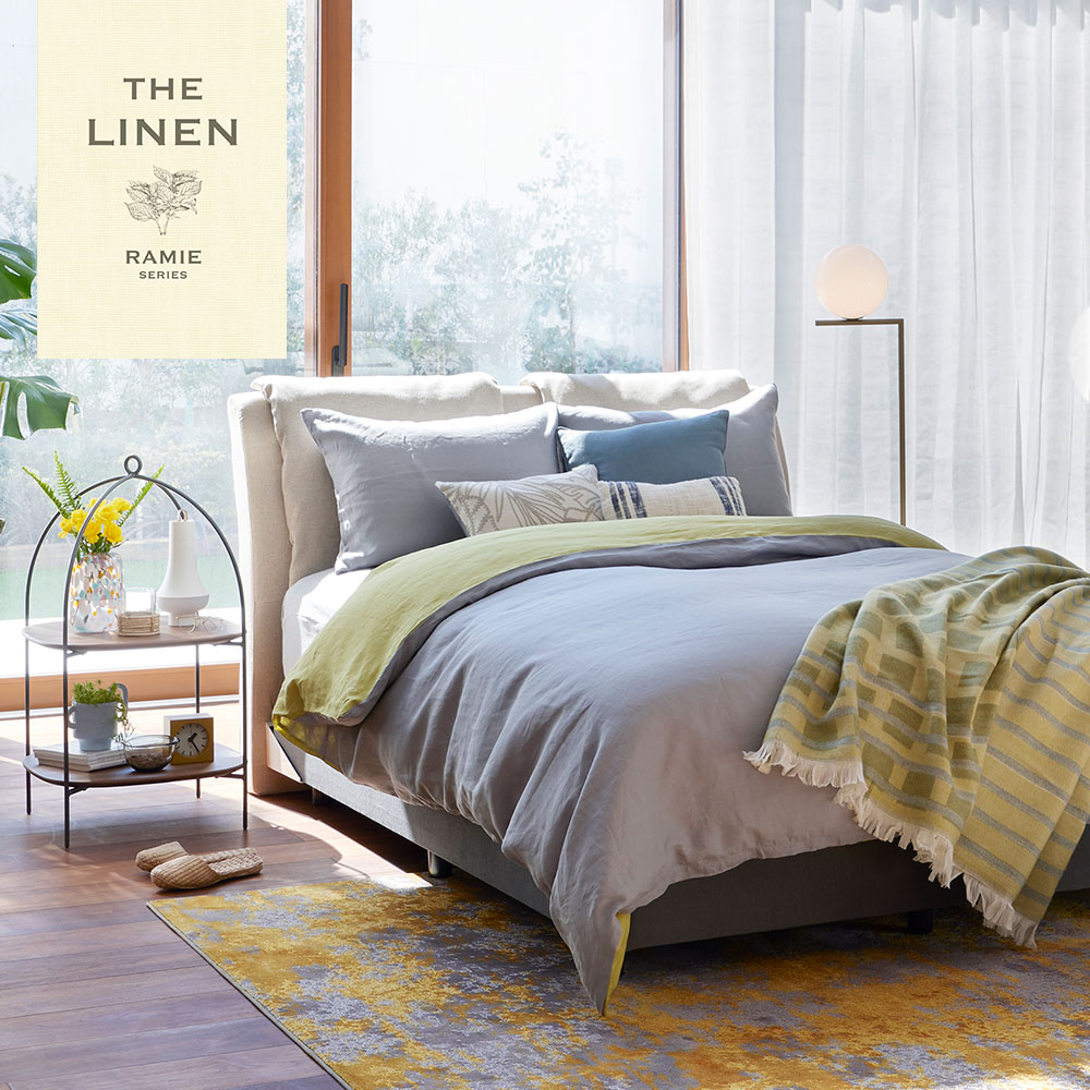 掛け布団カバー「THE LINEN -RAMIE-（ザ リネン ラミー）」麻 全4色 全3サイズ