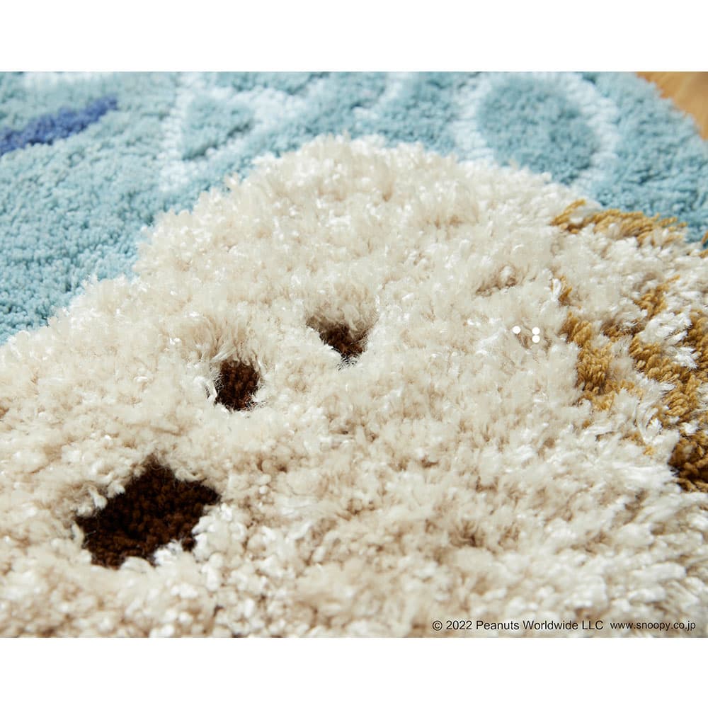 マット「スヌーピー アンディ&オラフマット」 70x45cm PEANUTS(ピーナッツ)