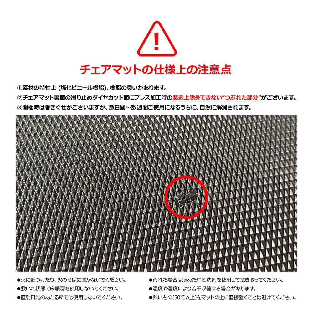 Contieaks（コンティークス）チェアマット 全3サイズ 全2色