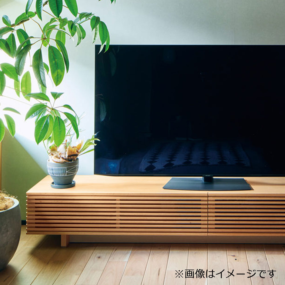 浜本工芸 テレビボード「No.6554TV」高さ35cm ナラ材 ナチュラル色 全4サイズ