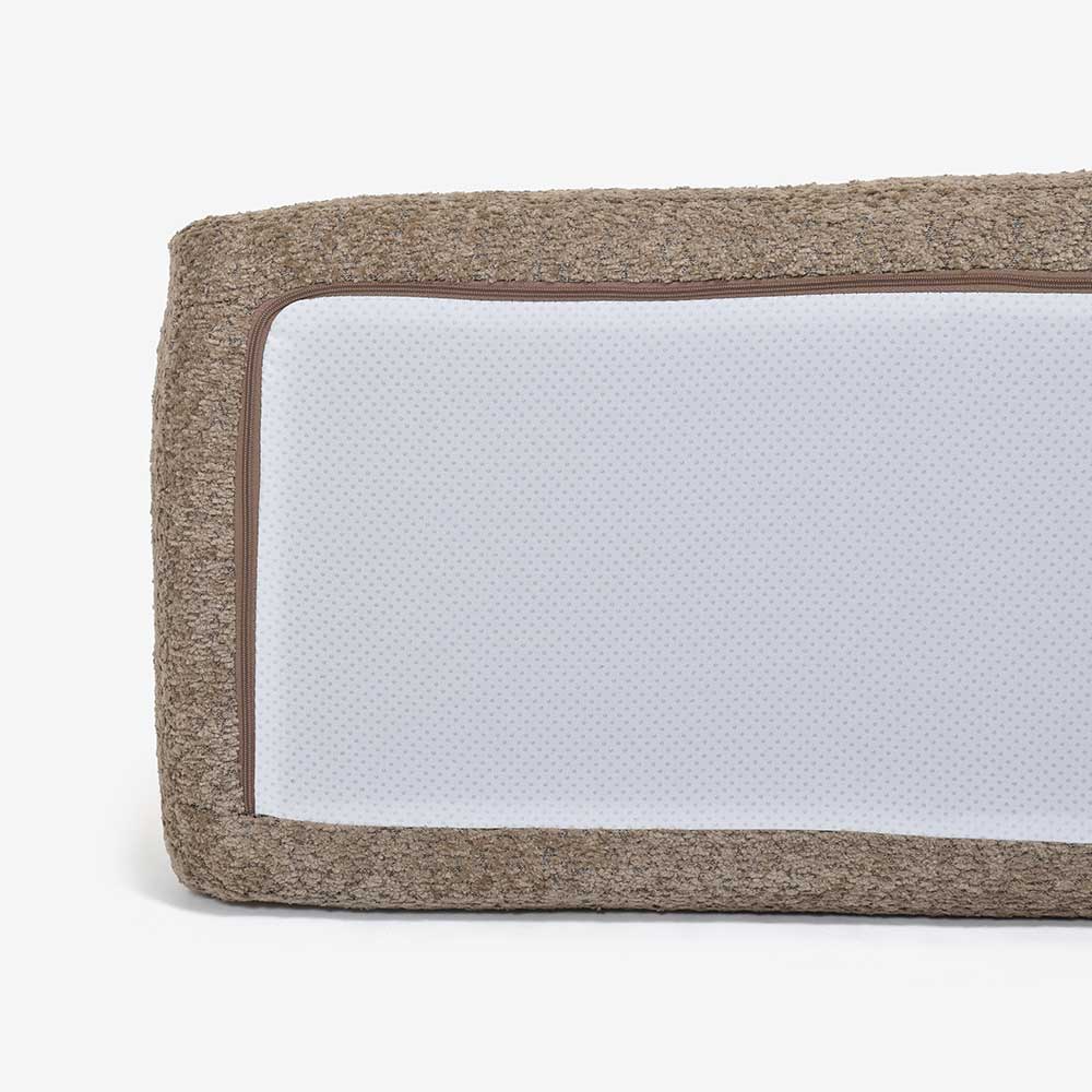 ソファ4点セット「ボラボラ」ソファベース＋ラブソファベース＋背クッション2個 幅298cm 布#SUG-03カーキ【お手入れキットの特典付き】